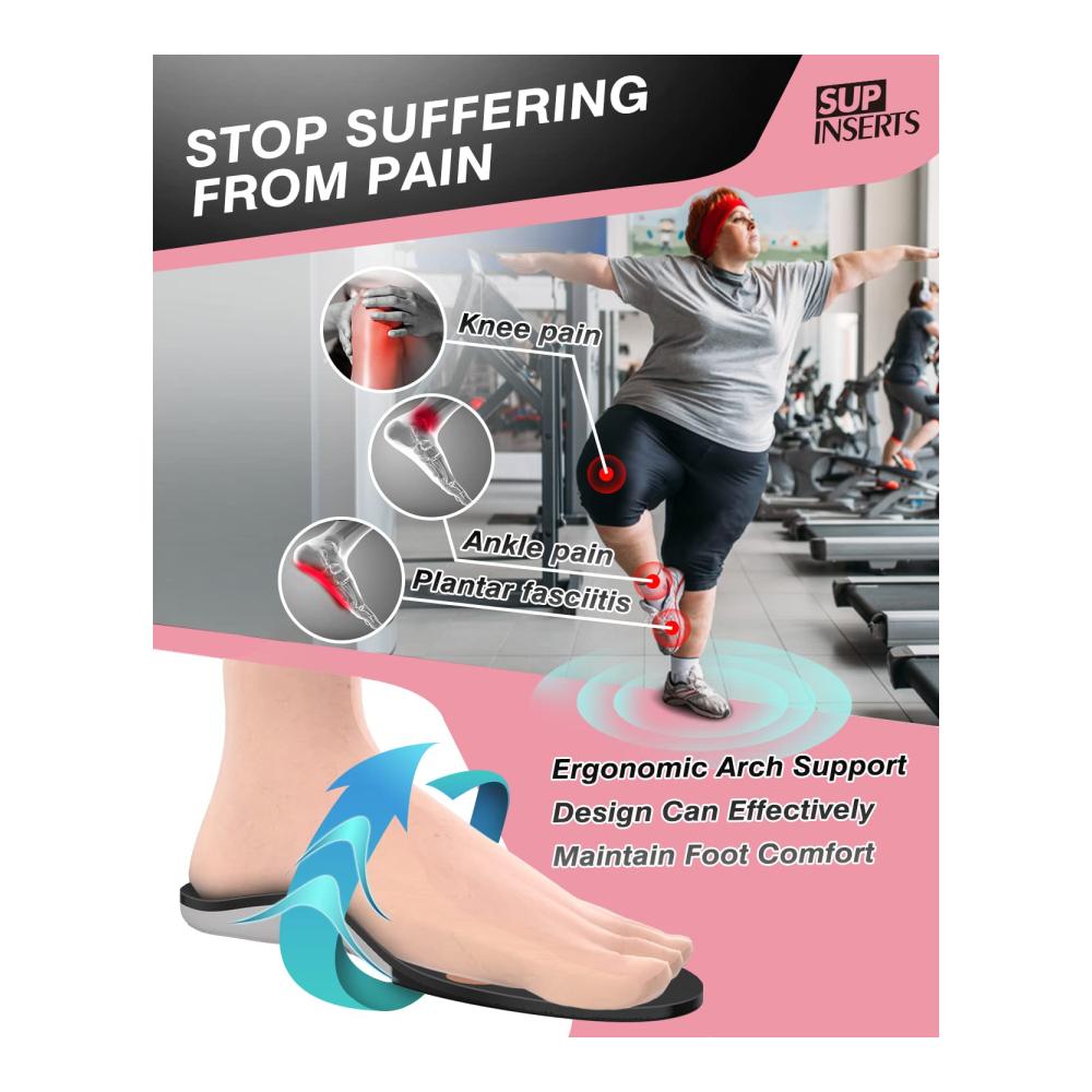 Entdecken Sie ultimativen Komfort mit orthopädischen Memory Foam Einlegesohlen für Arbeitsschuhe Anti-Schweiß Plattfuß Wanderschuhe und mehr! Perfekt für Damen zum Spazierengehen