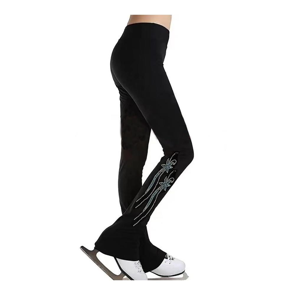 Frauen Eiskunstlauf Strumpfhose Atmungsaktive Leggings Mädchen Eislaufhose Kinder Eiskunstlaufhose