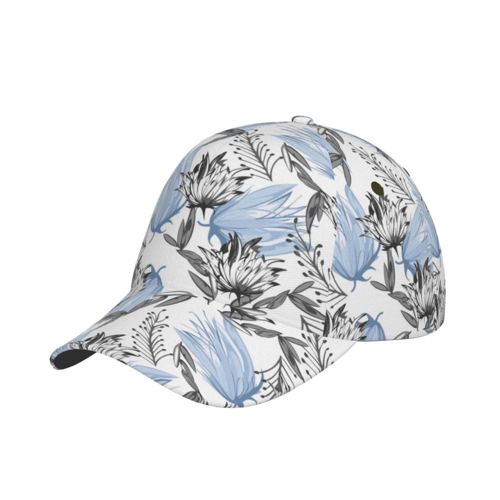 Entdecken Sie die ultimativen Baseball Caps Modische Sommermützen für Damen mit verstellbarem Trucker-Design und stilvoller Aquarell-Blumenapplikation. Perfekt für sportlichen Chic