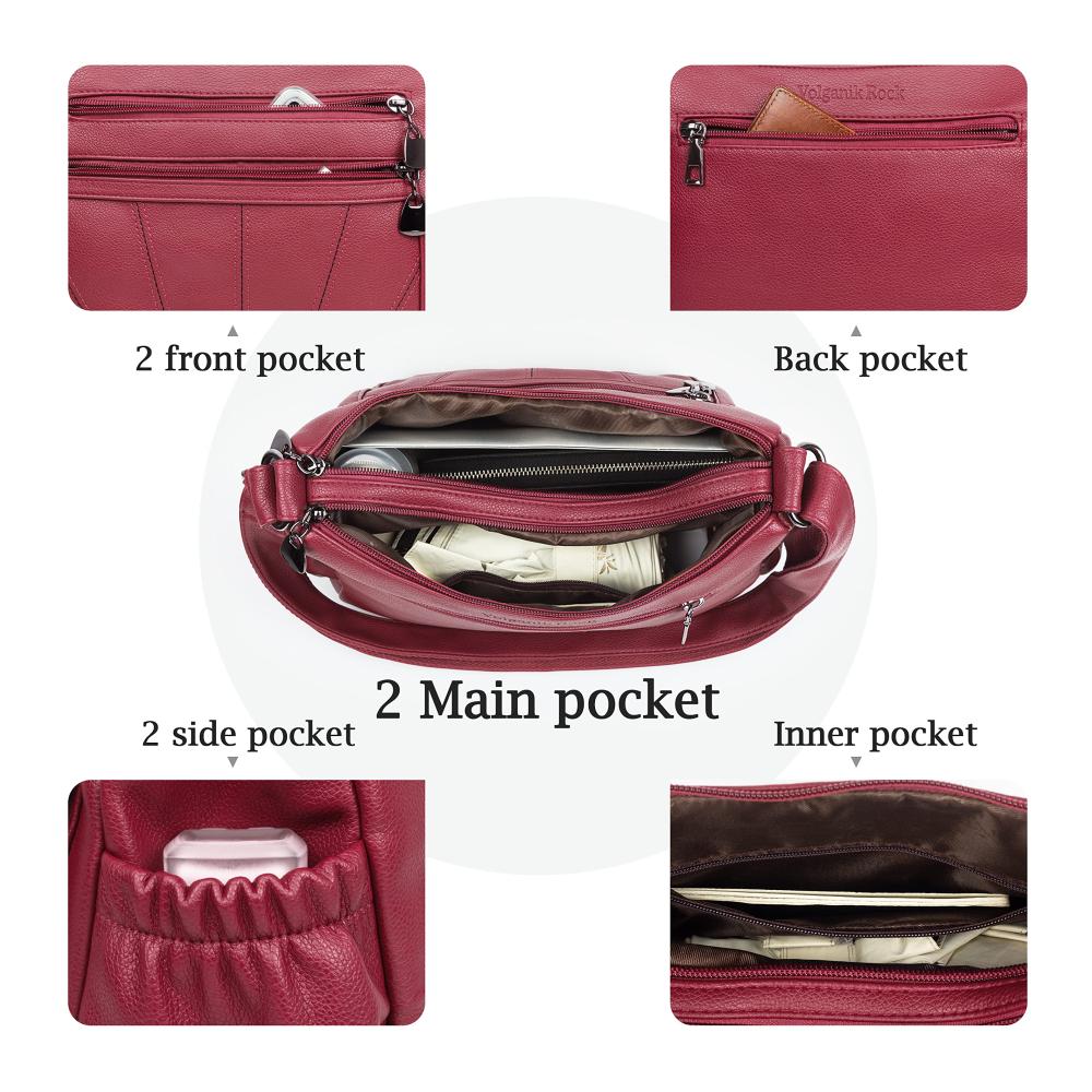 Entdecke den ultimativen Stil Damen Umhängetasche aus hochwertigem PU-Leder - Perfekte Kombination aus Eleganz und Funktionalität für den täglichen Gebrauch