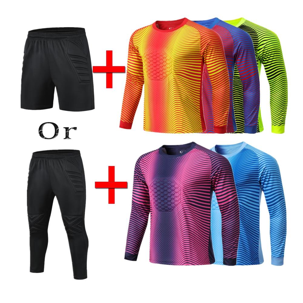 Ultimative Personalisierung Gepolstertes Torwarttrikot mit individuellem Namen und Nummer für Kinder Jungen & Herren. Erstellen Sie jetzt Ihr einzigartiges Team-Trikot