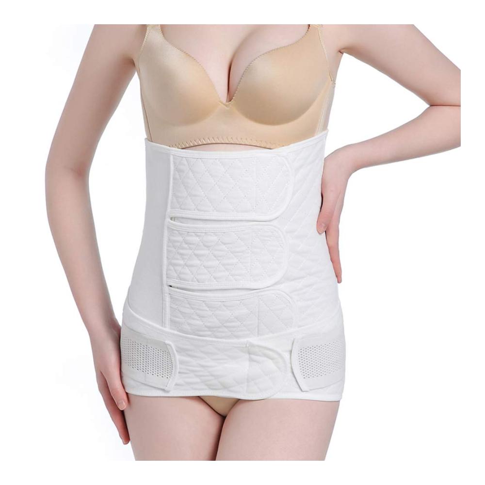 Herzband Postpartum Bauchband Formender Bauchgürtel Postoperativer Erholungs-Bauchband Baumwoll-Erholungsband zum Abflachen des Bauches für Frauen (M