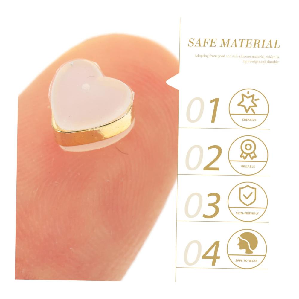 100er Pack Ohrstöpsel Damen für Ohrringe Ohrringrückseiten Silikon Sicherheits-Ohrstopper Ohrstecker transparent für Ohrringe zum Selbermachen Verschlüsse Zubehör Verschluss hinten Damen