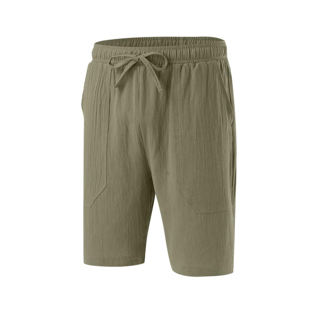 Herrenshorts Kurz Atmungsaktive Baumwolle Leichte Kurze Wanderhose Handwerkershorts Cargohose Laufshorts für Urlaub Strand Arbeit Alltag Freizeit