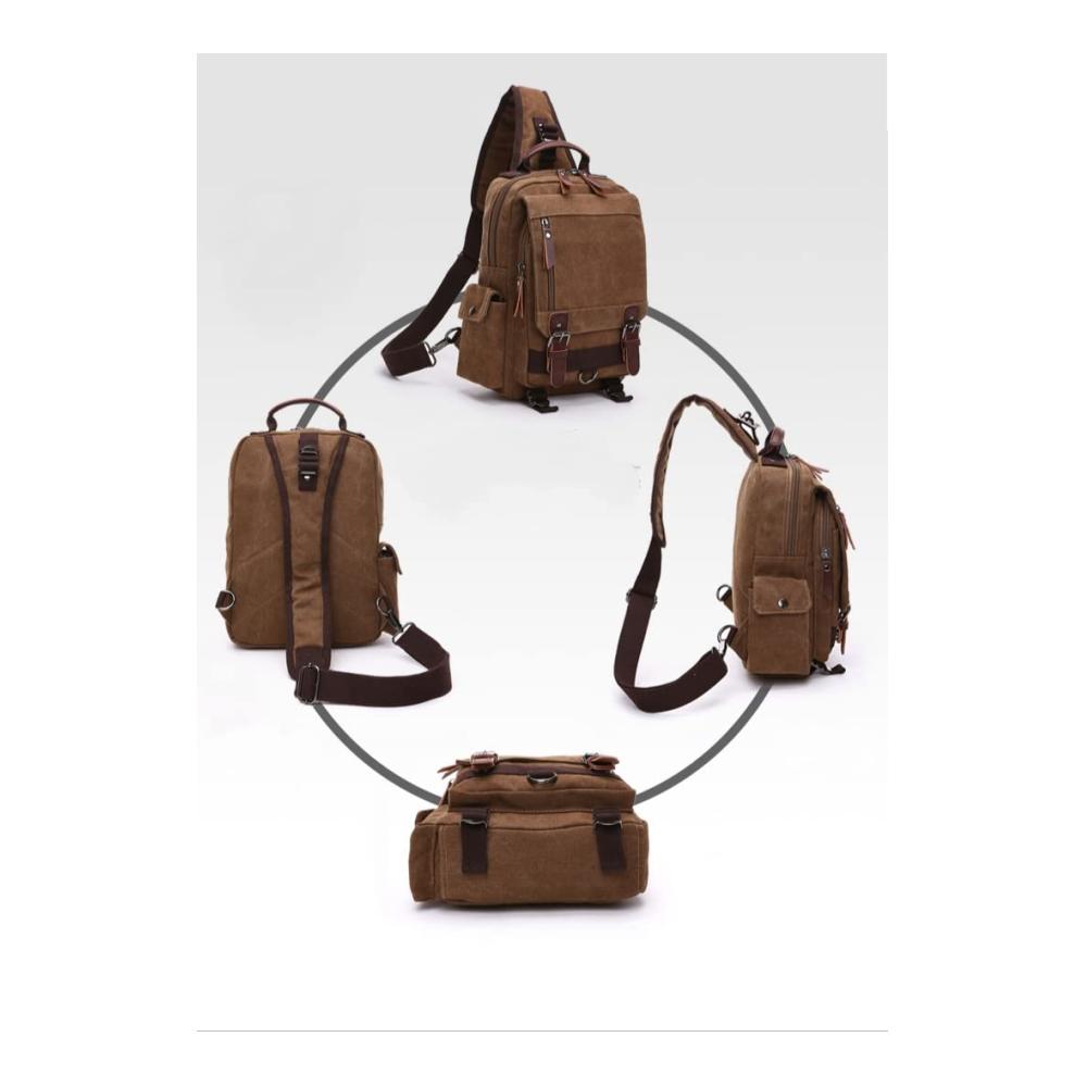 Einzigartiger Tagesrucksack mit Nasstasche für Männer und Frauen – Ideal für Wandersport und Alltag – Stilvoller Umhängerucksack mit praktischer Funktionalität