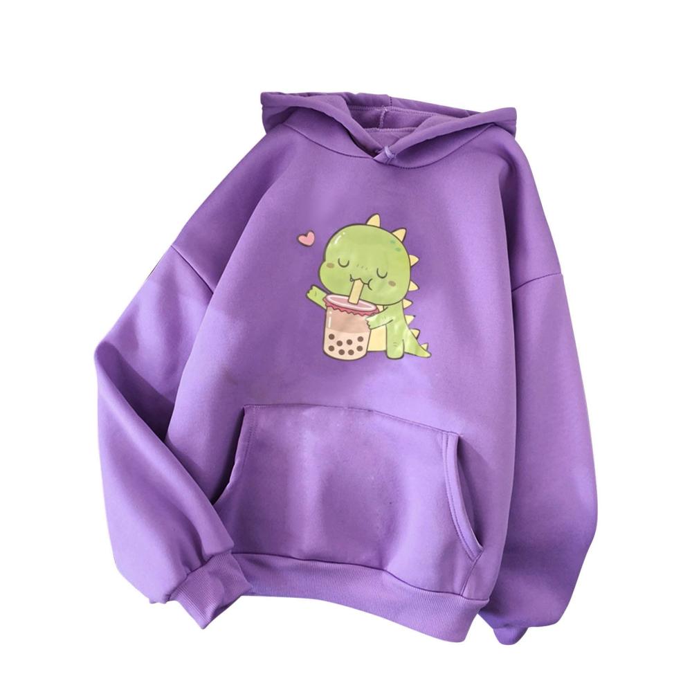 Damen Kapuzenpullover Langarm Lang Sweatshirts Locker oversized Sweatshirts Kapuzenpullover mit Kängurutasche Oversize Kapuzenoberteil Herbst Winter Casual
