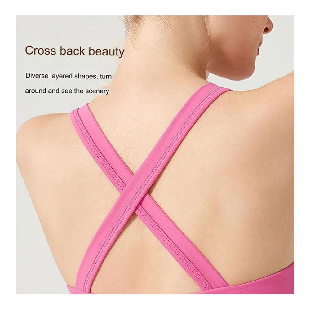 Einzigartiges Damen Unterhemd Tessa V-Ausschnitt Bralette mit überkreuzten Druckknöpfen und kabellosem Design. Stilvoll bequem und vielseitig für jeden Tag