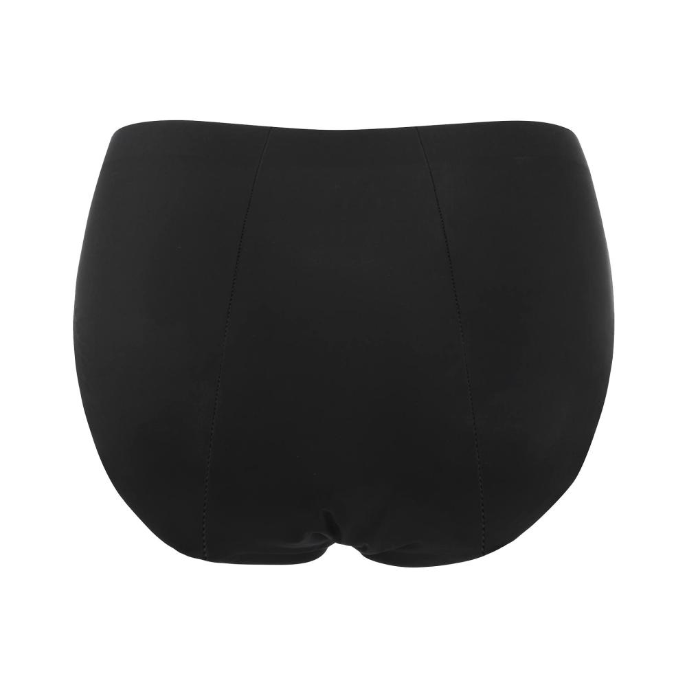 Damen-Bikinihose mit hoher Taille Retro-Stil volle Abdeckung mittlere Taille Übergröße für den Strand Pool Wassersport