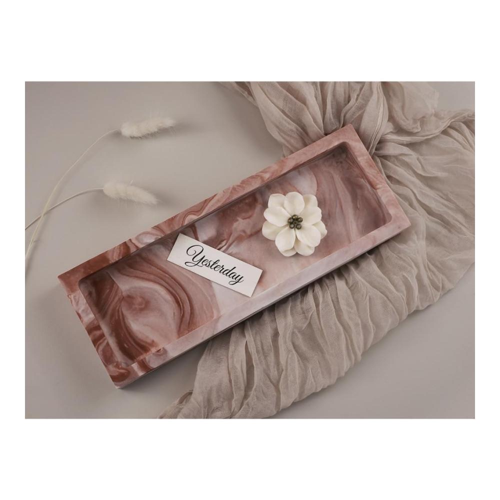 Erleben Sie Luxus mit unseren exquisiten Schmuck-Sets Rechteckige Tablett-Formen für dekorative Schmuckhalter aus hochwertigem Silikon und Epoxidharz Gießformen