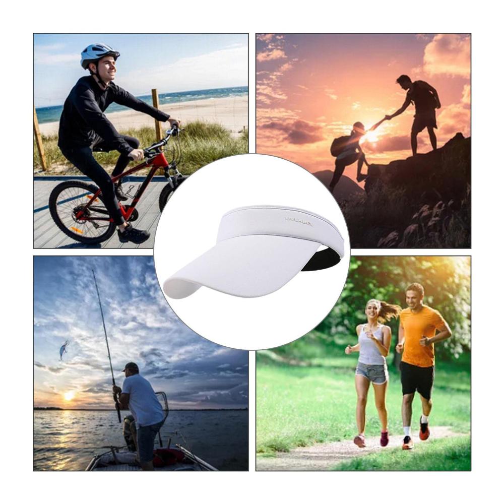 Sommer-Stil Damen Visoren mit breiter Krempe | Verstellbare atmungsaktive Sonnenblenden-Hüte für ultimativen Sonnenschutz im Freien | Leicht & Modisch | Perfekt für Strand & Sport