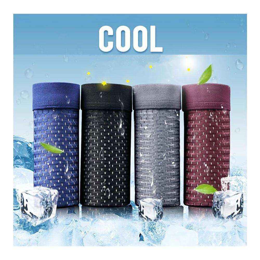 Ultimativer Komfort 4/8er-Pack Dropdaddy Bambus-Boxershorts aus Ice Silk für Männer! Atmungsaktiv luxuriös und langlebig. Jetzt die besten Unterhosen entdecken