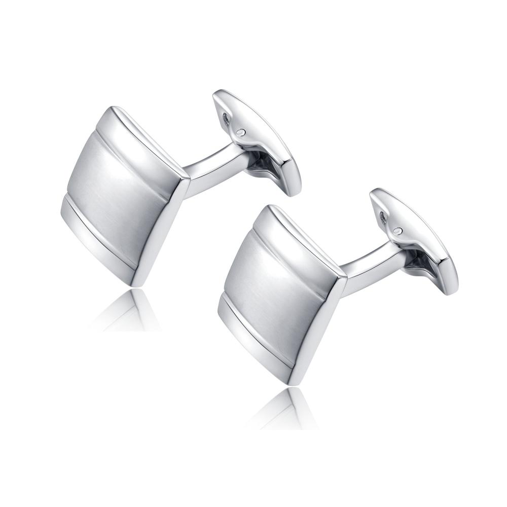 Elegante Herren Manschettenknöpfe Edelstahl quadratisch Business & Hochzeit. Das perfekte Geschenk für Stilbewusste