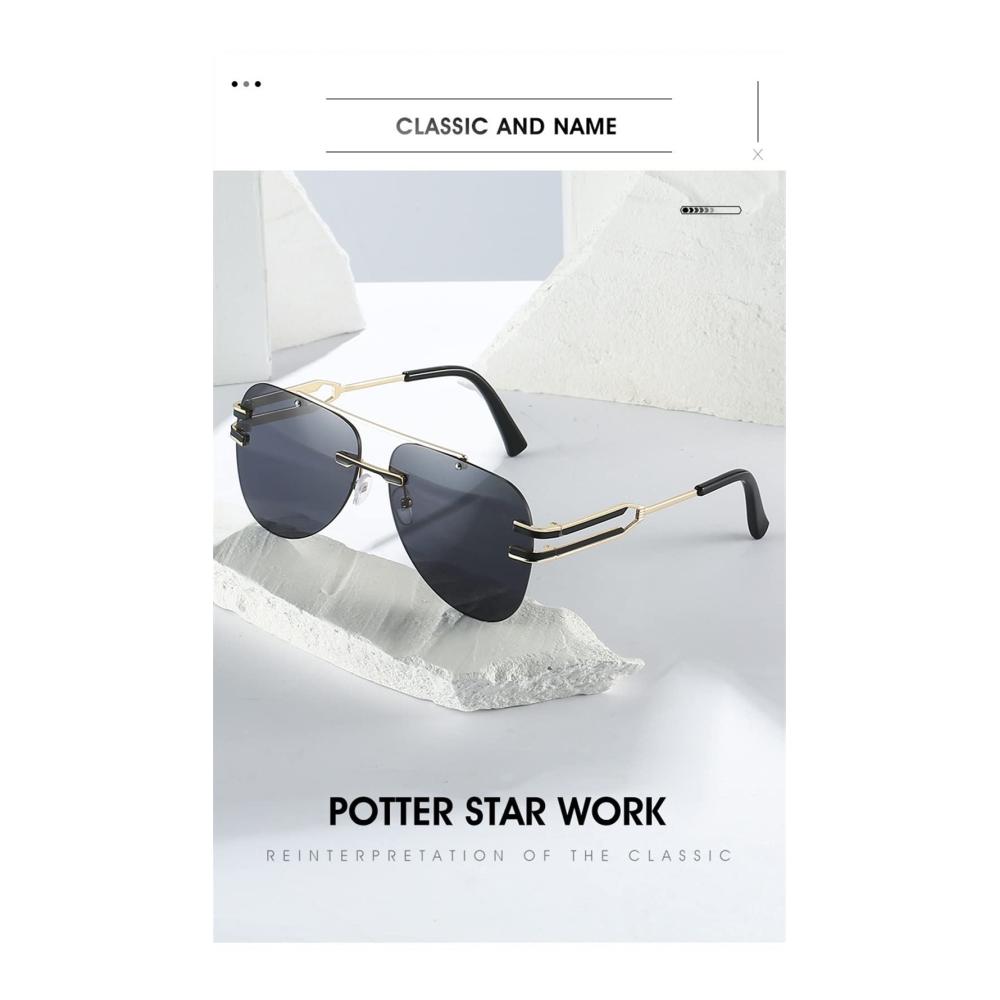 Entdecke den ultimativen Style Rahmenlose Damen-Party-Foto-Sonnenbrille für trendige Fashionistas. Schütze deine Augen mit Stil