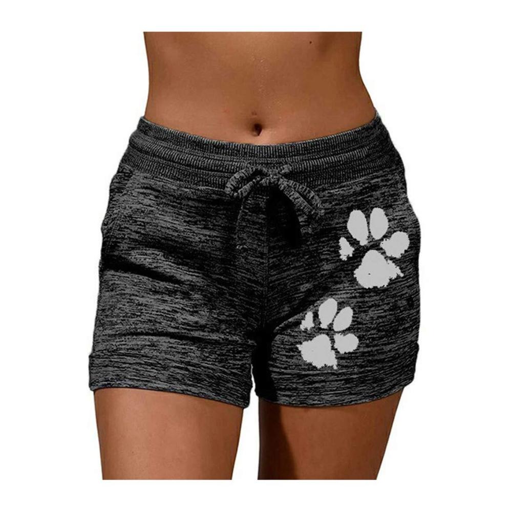 Entdecke den sommerlichen Komfort Modische schnell trocknende Damen-Sport-Shorts für Yoga und Freizeit. Elastisch und bedruckt in dunkelblau Größe 5XL. Ideal für dein Workout