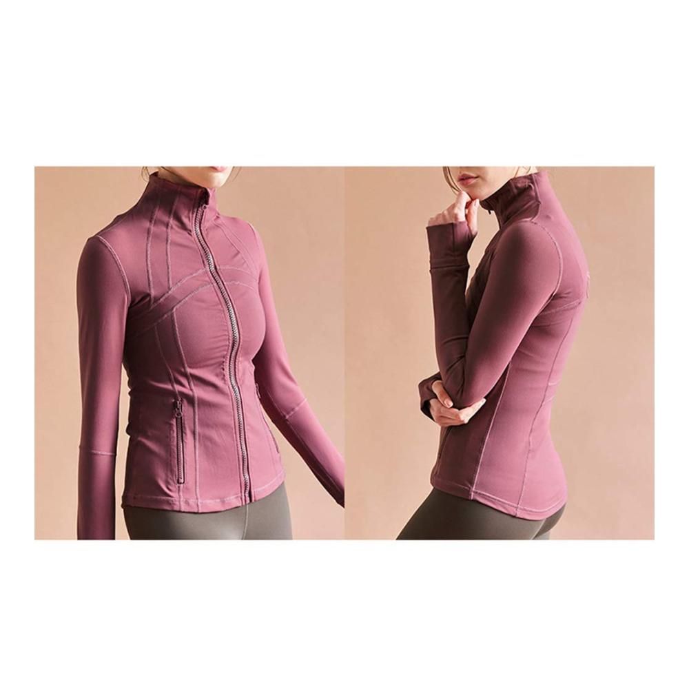 Hochwertige Damen Laufjacke für ultimativen Komfort Langarm Sportjacke mit Daumenloch Seitentasche & Voll Reißverschluss - Perfekt für Yoga Fitness & Workout. Jetzt sichern