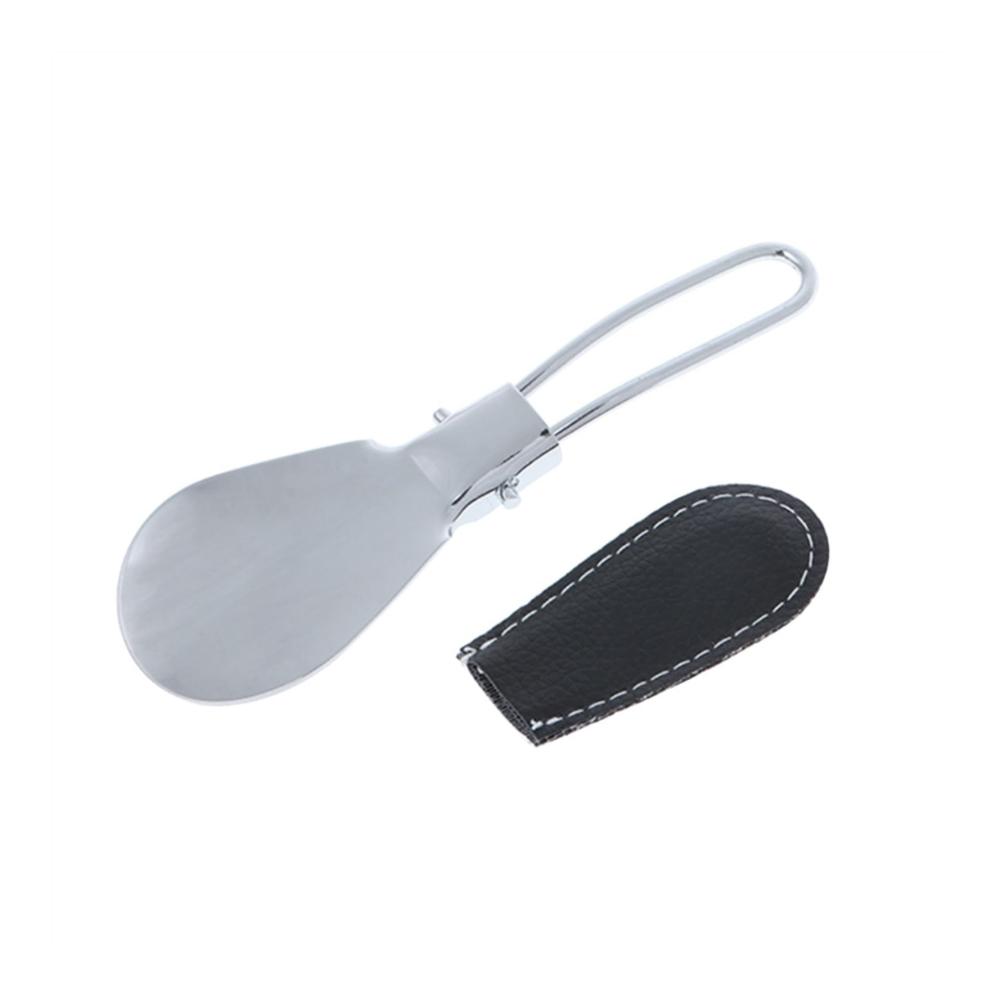 Erleichtern Sie das Anziehen Ihrer Schuhe mit Stil! Faltbarer Schuhlöffel aus robustem Metall und hochwertigem Kunstleder - praktisch langlebig und modisch. Ideal für Zuhause und unterwegs