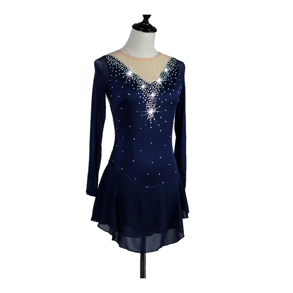 Perfektion auf Eis Glitzernde Kleider für Mädchen und Frauen - Eiskunstlauf Rhythmische Gymnastik und mehr! Einzigartige Performance-Kostüme mit Strass verzaubern die Bühne