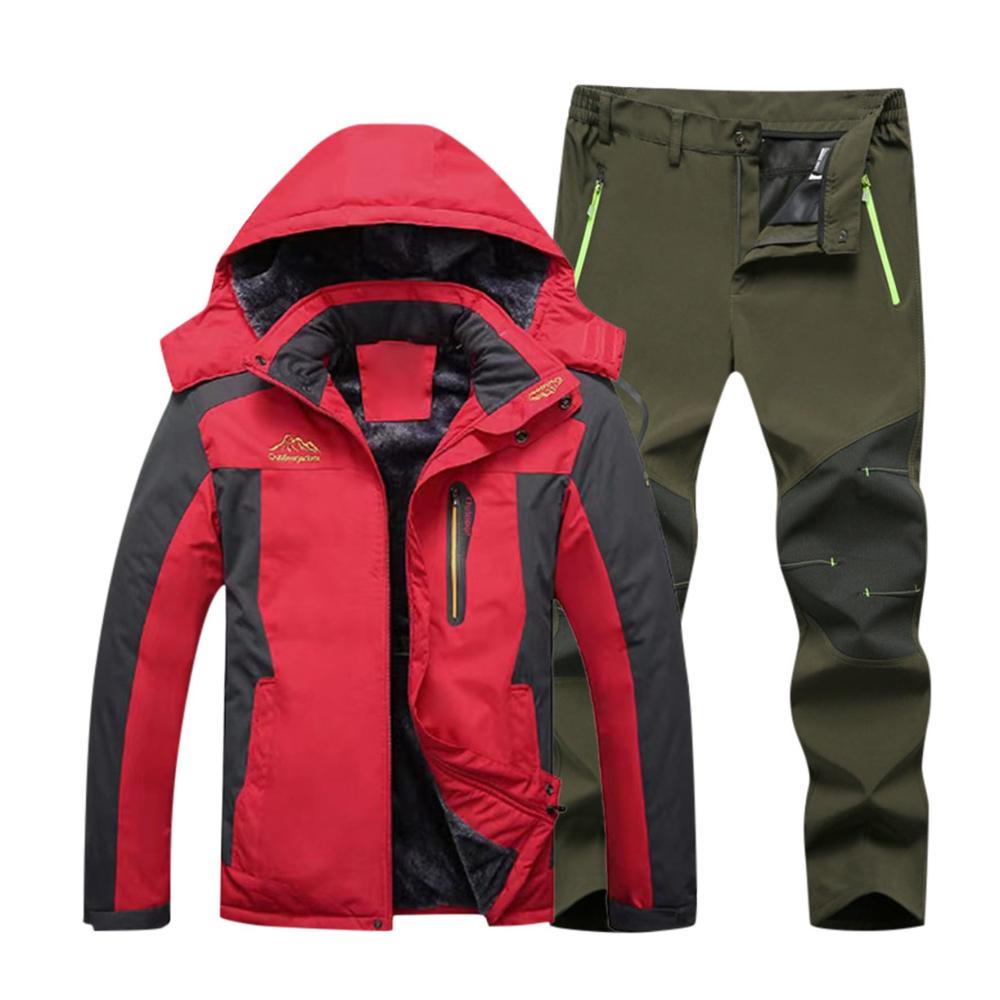 Entdecken Sie die ultimativen Herren Skianzüge für perfekte Wärme und Komfort beim Skifahren! Wasserdichte Jacke und Hose mit Fleece-Futter ideal für Outdoor-Abenteuer