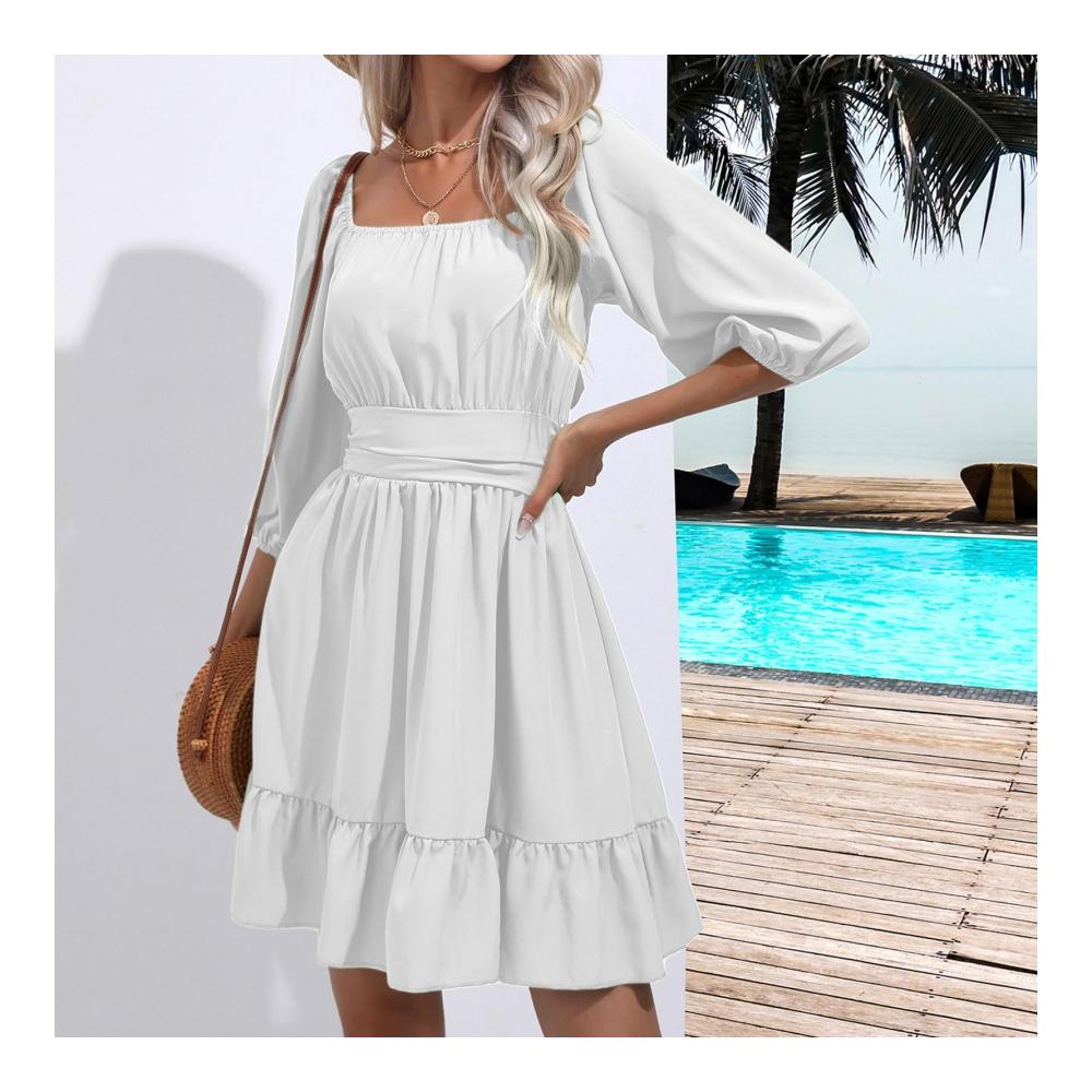 Stilvoll und professionell Business-Kleid für Frauen – Vintage-Design mit langen Ärmeln und Plus-Größe. Perfekt für Herbst und Sommer. Holen Sie sich jetzt Ihr elegantes Outfit