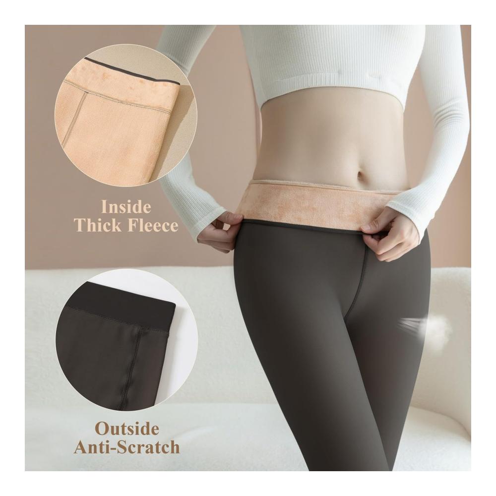 Fühlen Sie die Wärme mit unseren Damen Strumpfhosen Winter Fleece Gefüttert Sexy Durchscheinend & Extra Warm. Perfekt für kalte Tage! Jetzt erhältlich
