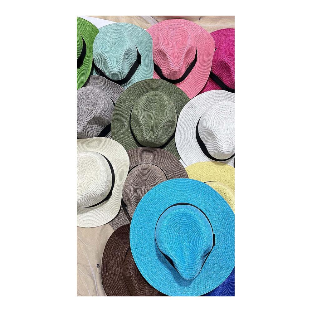 Sommerstyling mit Eleganz Panamahut für Damen und Herren – Klassischer Fedora-Trilby für Strand Partys und Picknicks – Sonnenschutz und Stil vereint