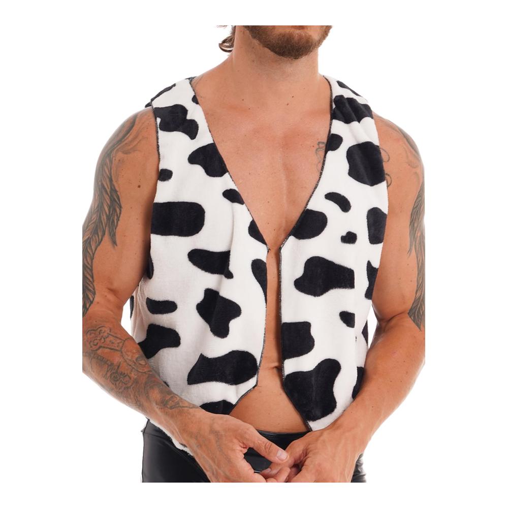 Trendige Herren Tops Cowboy-Westen für ein authentisches Western-Outfit - Ideal für Fasching Karneval & Mottopartys