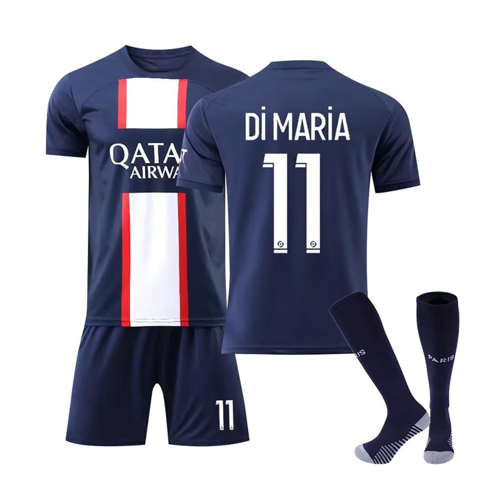 Hochwertige Fußballtrikots für effektives Training - Erwachsene und Kinder - Paris Trikot 23/24 - Nr.30/10/7 - Perfektes Set für sportliche Leistung und Stil