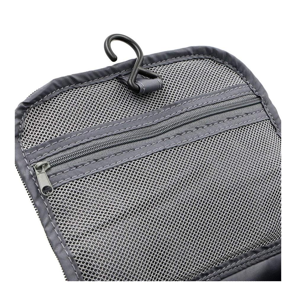 Hochwertige Reise-Kulturtasche für Damen und Herren Groß wasserdicht mit Mesh- und Reißverschlussfächern. Perfekt für Koffer und Handgepäck. Jetzt in Grün erhältlich