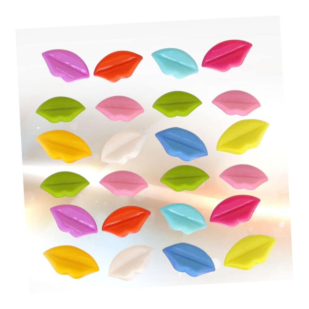 Entdecken Sie die Vielfalt der Click-Buttons 100er Packung mit Sicherheitsaugen farbigen Lippenformen und mehr für DIY Nähen Scrapbooking und Schmuckgestaltung