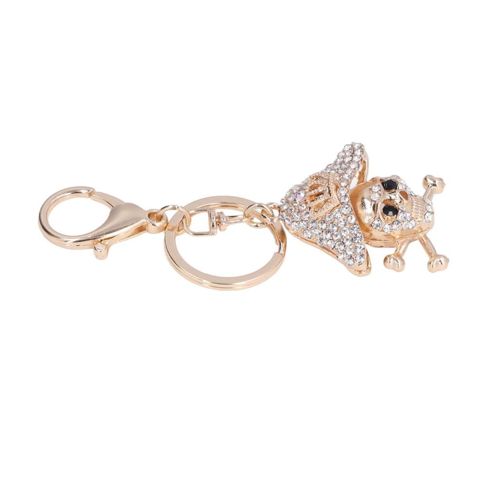 Damen LANTRO JS Schlüsselanhänger Totenkopf-Motiv für Stil und Funktion - Eleganz und Langlebigkeit vereint - Ein Must-have für jeden Look! Siehe Abbildung für Details