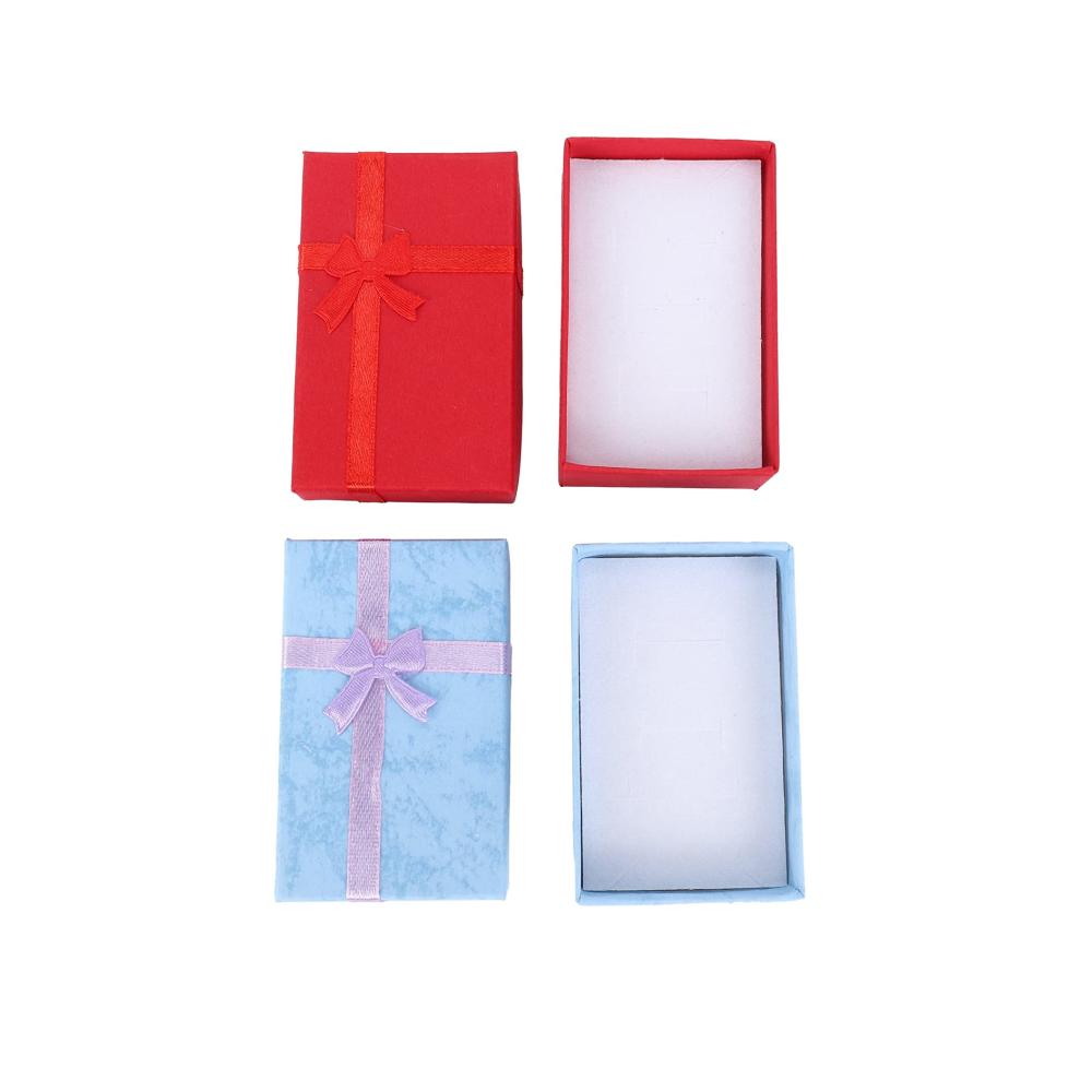 12 x Deluxe Geschenk-Schmuckboxen für Anhänger Ohrringe und Halsketten. Maße 5x8x25 cm