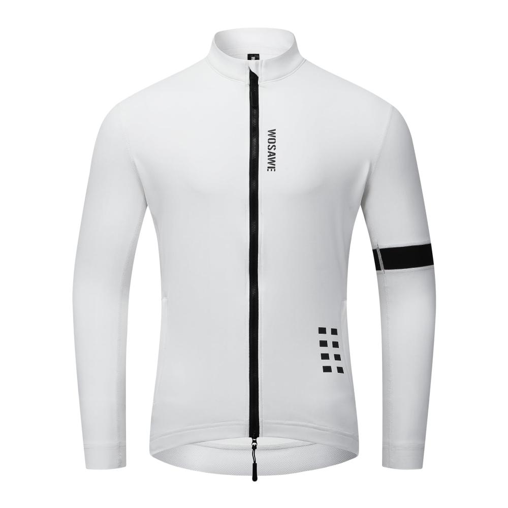 Herren Radjacke Winddicht Thermisch Isolierte Warm Mountainbike Jacke Fleece Mantel Langarm Reißverschluss Fronttaschen Verstellbar f\u00fcr Winter Herbst Radfahren Wandern