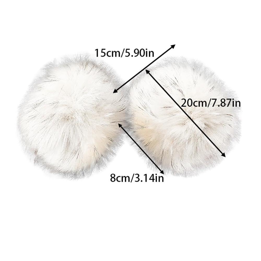 Luxuriöse Damen Pelzmanschetten Flauschige Armwärmer & Muffs für stilvolle Wärme im Winter. Weiche Kunstpelz Stulpen als elegantes Accessoire für Handgelenke und Arme. Perfekt für kalte Tage