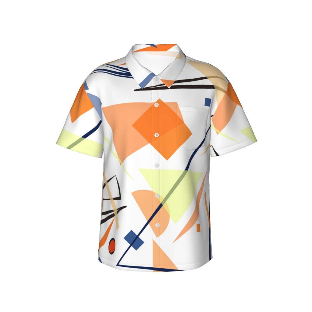Entspannte Sommerstimmung mit stilvollem Hawaii-Hemd für Herren Kurzärmeliges Strand-Shirt perfekte Urlaubskleidung mit lässigem Aloha-Flair und Knopfleiste