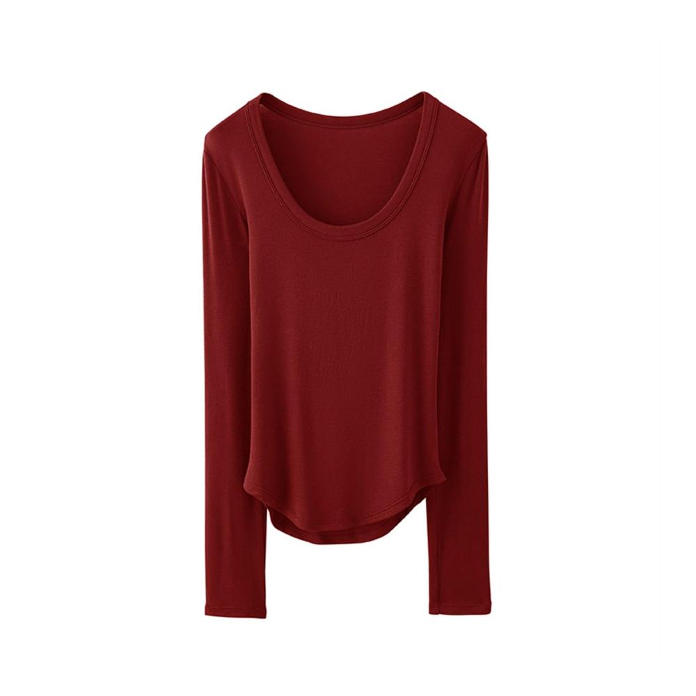 Stylische Oberteile für kalte Tage Damen Thermo-Shirt ultraweich & schlank geschnitten. Perfekte Acrylwolle-Innenbekleidung für Herbst & Winter