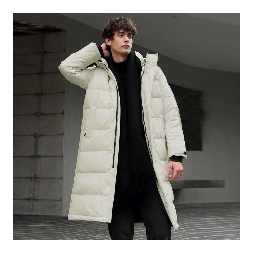 Ultimativer Komfort im Winter Daunenjacke für Herren mit Kapuze - Leicht Warm und Stilvoll - Schwarze Steppjacke mit Taschen für jeden Anlass - Jetzt zugreifen
