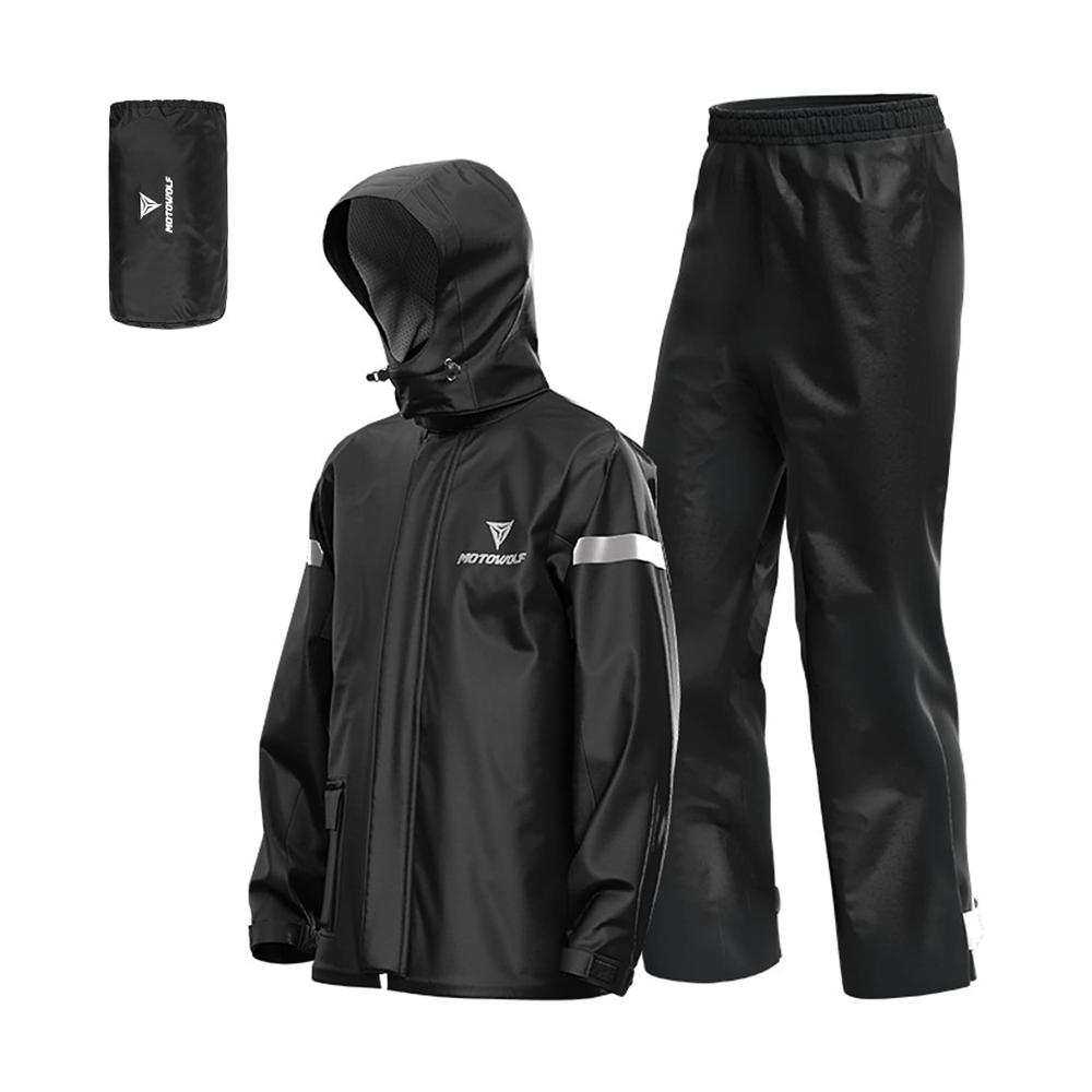 Ultimativer Schutz bei jedem Wetter! Herren Motorrad Regenjacke Wasserdicht reflektierend & robust für Fahrradfahren Camping & mehr. Holen Sie sich jetzt Ihre Regenjacke