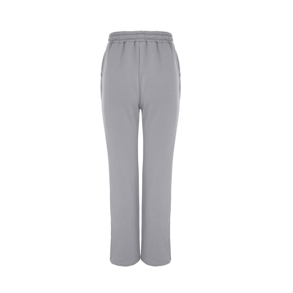 Damen Jogginghose mit weitem Bein Bequeme Freizeithose mit hoher Taille Taschen und Kordelzug in Übergrößen