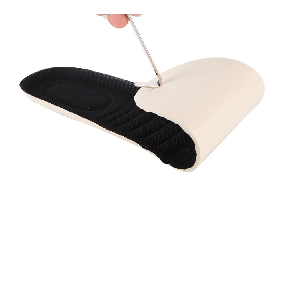 Erleben Sie ultimativen Komfort Weiche Massage-Sporteinlegesohle für Größe 43-47 Schwarz (1 Paar