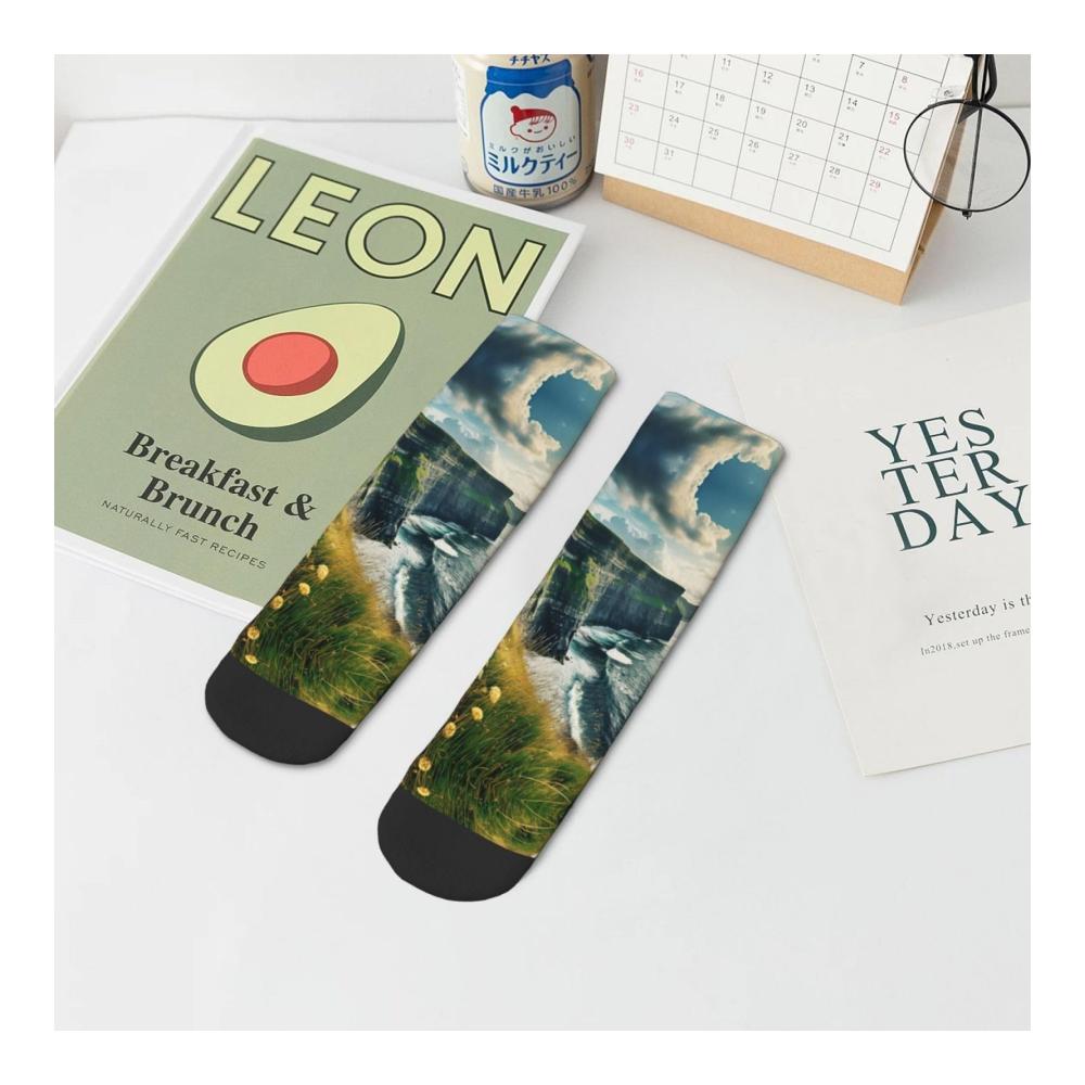 Entdecken Sie das ultimative Komfortgefühl mit Knöchelsocken für Damen und Herren – Irland Outdoors County Clare The Cliffs. Modische Muster perfekte Passform in einer Größe