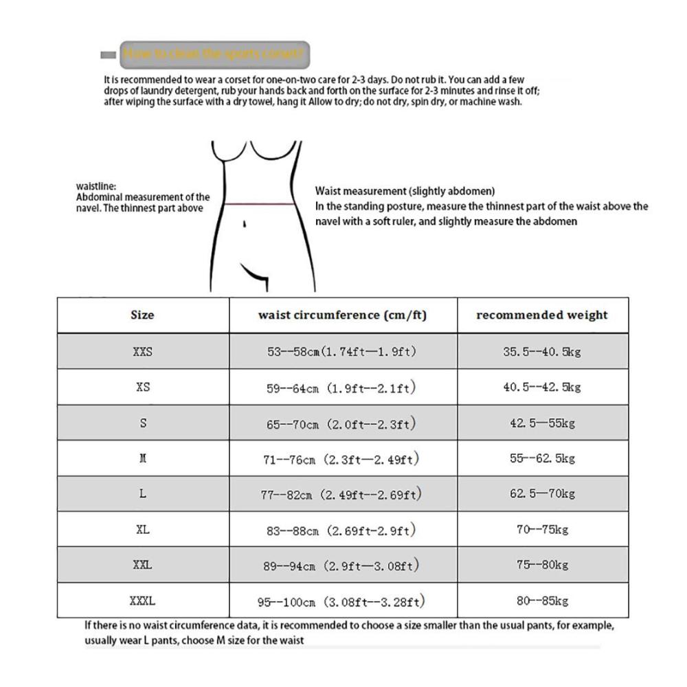 Taillenmieder für Damen - Bauchweggürtel verstellbar Sport Korsett Gurt Fitnessgürtel Waist Trimmer Grau L
