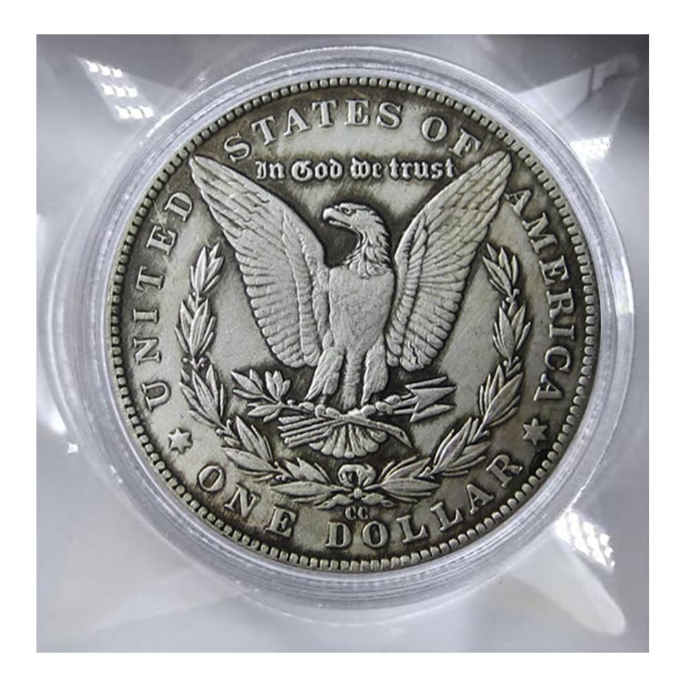 Entdecken Sie die Eleganz der Münzbörsen mit dem Versilberten Morgan Dollar S01! Sammeln Sie die klassische Schönheit der amerikanischen Geschichte wieder