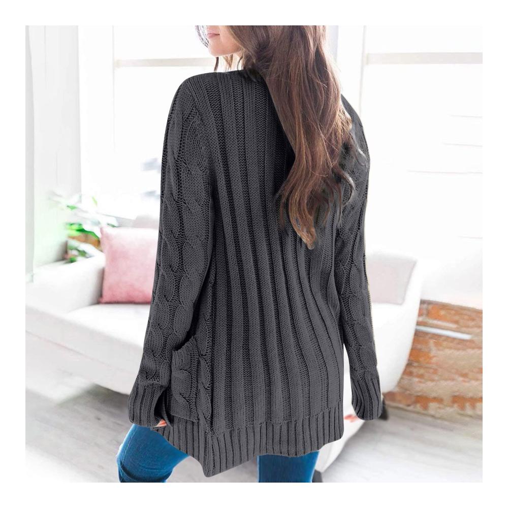 Elegante Damen Strickjacken Moderner Langarm Strickmantel für Herbst und Winter in großen Größen. Stilvoll warm und zeitlos! Jetzt entdecken