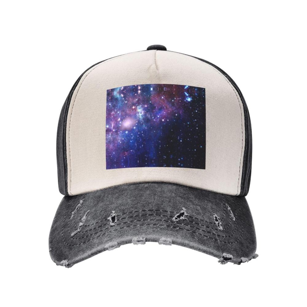 Entdecke den Weltraum Verstellbare Baseballkappe mit Galaxie-Druck - Perfekt für Damen vielseitig und stylisch für Outdoor-Abenteuer! Ideales Geschenk zum Vatertag