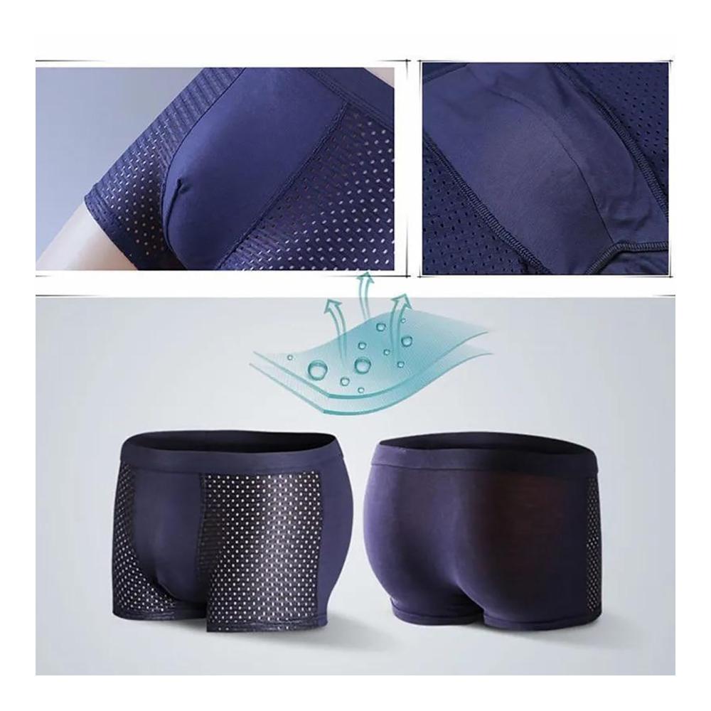 Ultimativer Komfort 4/8er-Pack Dropdaddy Bambus-Boxershorts aus Ice Silk für Männer! Atmungsaktiv luxuriös und langlebig. Jetzt die besten Unterhosen entdecken