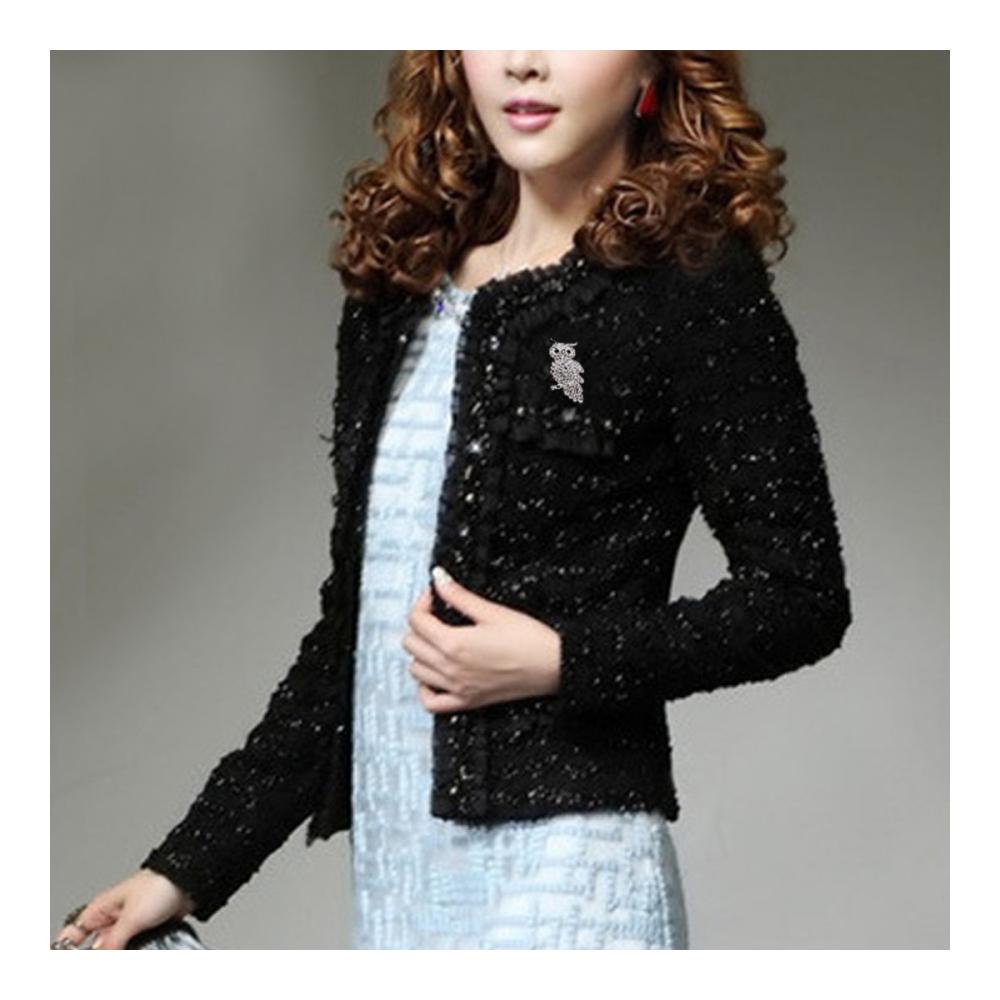 Entdecken Sie stilvolle Eleganz Eulen Brosche & Anstecknadeln Kollektion - Strassverzierte Tierformen in Blau Silber & Gold. Perfekt für Pullover Schals Partys & Hochzeiten