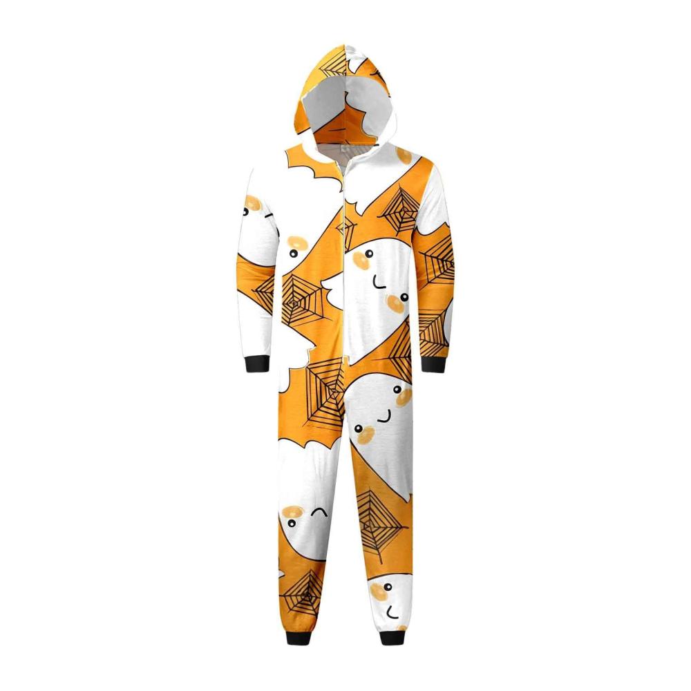 Einzigartiger Halloween-Look Bedruckte Kapuzen-Overalls für die ganze Familie! Jetzt sichern und gemeinsam im Stil feiern. Schnell zugreifen! 🎃👻 HalloweenFashion Familienoutfit