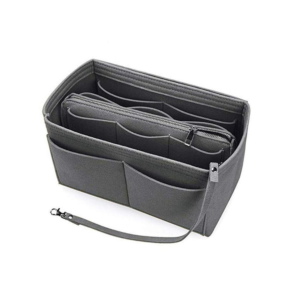 Optimale Ordnung und Stil Taschenorganizer für Handtaschen in Blau klein. Perfekt für Reisen und täglichen Gebrauch. Ihr perfekter Begleiter für kosmetische und persönliche Gegenstände