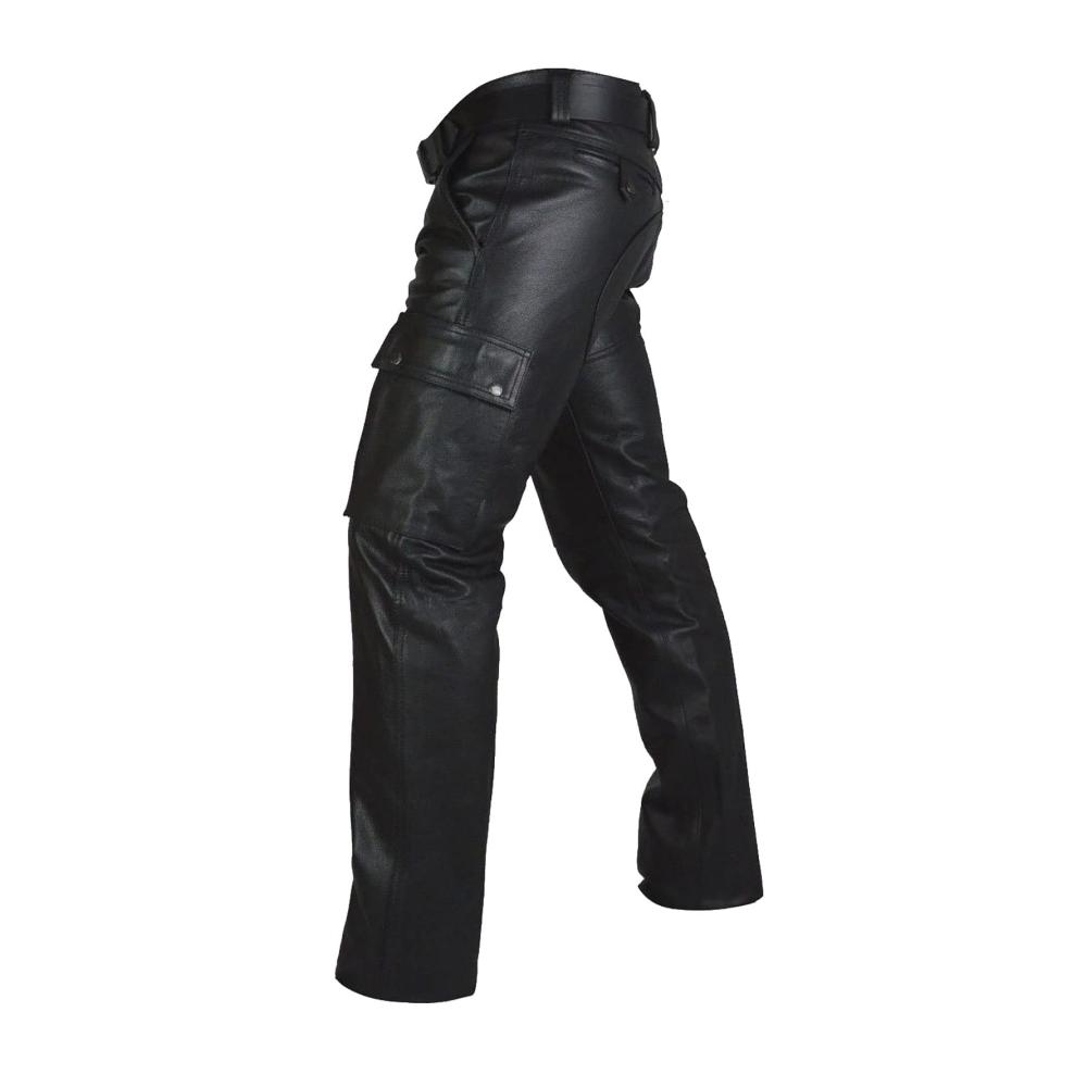 Edle Kunstlederhose für stilsichere Männer Erobern Sie die Nacht im Retro-Goth-Look