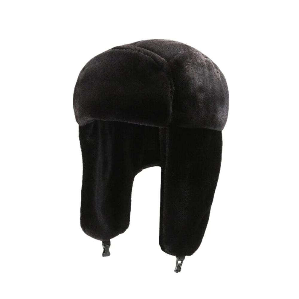 Kuschelige Fliegermütze für Damen und Herren Warme Kunstfellmütze mit Ohrwärmern und Trapper-Stil für ultimativen Winterkomfort und Stil. Perfekt für Outdoor-Abenteuer